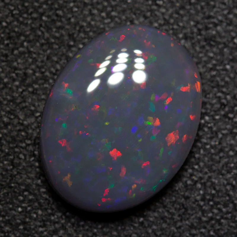 2.64 ct black opal 12x9.3x3.3mm - Image 2
