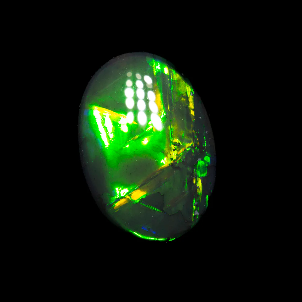 2.64 ct gem black opal 11.4x8.2x4.1mm - Image 2