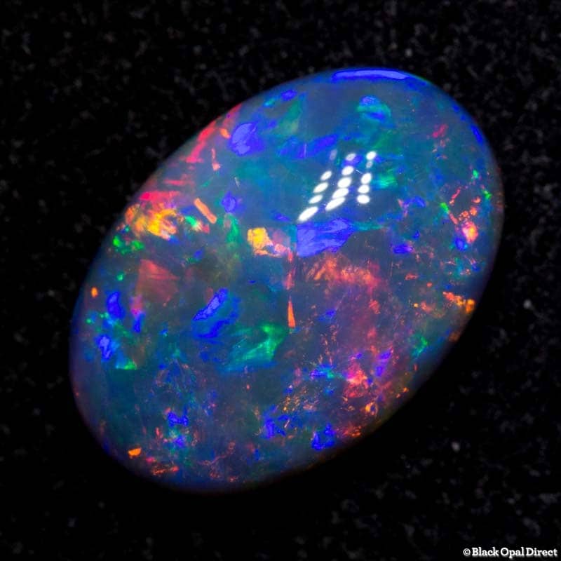 2.66 ct black opal gem 12.5x8.5x4mm - Image 3