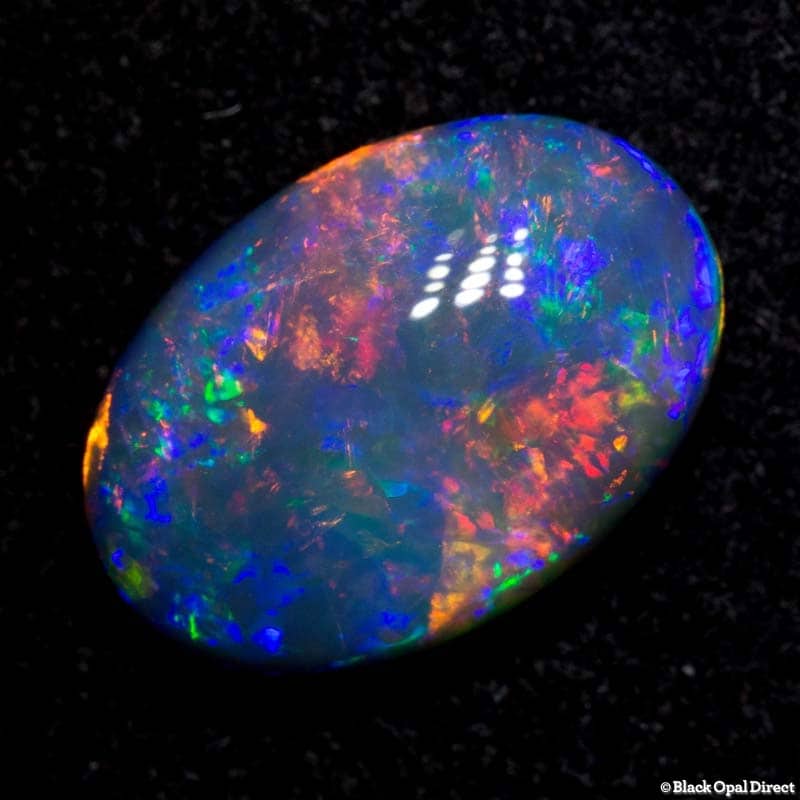 2.66 ct black opal gem 12.5x8.5x4mm - Image 4