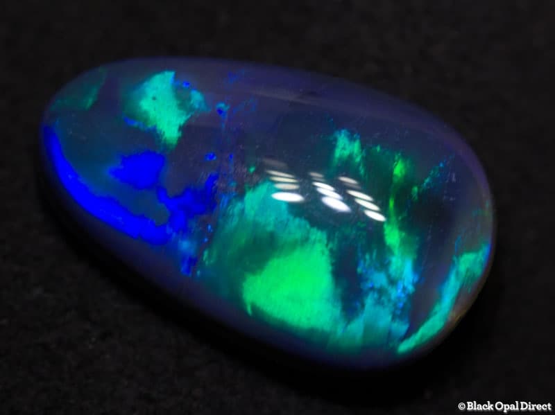 2.66 ct drop shaped black opal 13x8x4mm - Image 3
