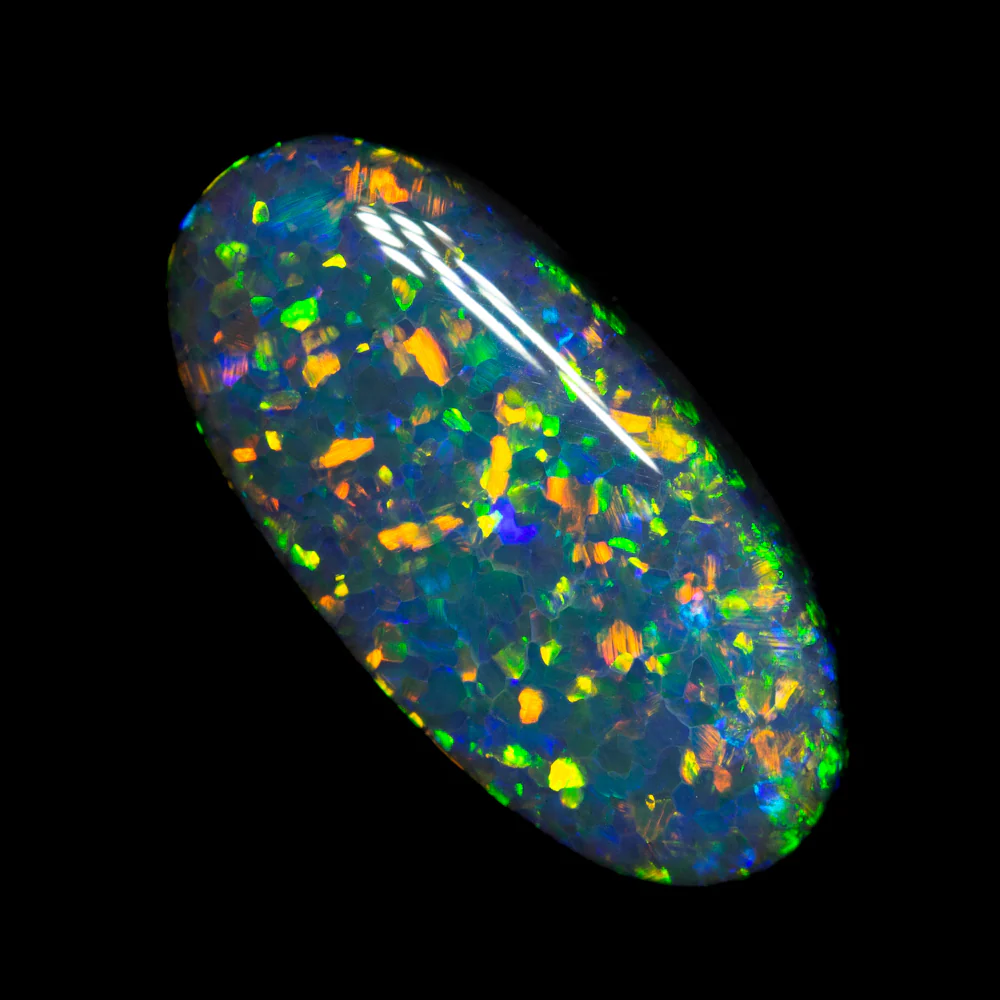2.66 ct gem black opal 14.8x7.2x3.7mm - Image 2