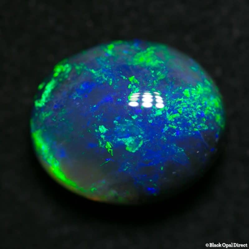 2.67 ct black opal gem 9.5x8x5mm - Image 2