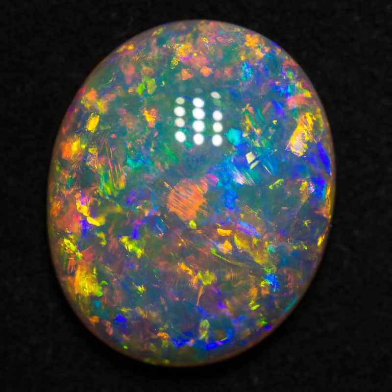 2.67 ct crystal opal 10.6x9.6x4.2mm - Image 2