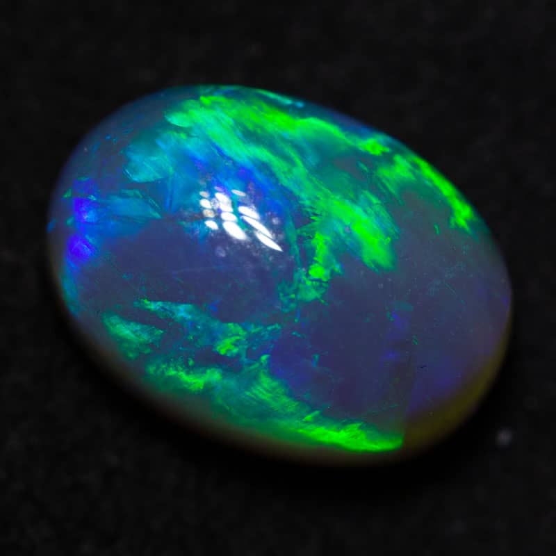 2.68 ct black crystal opal 10x7.5x5mm - Image 2