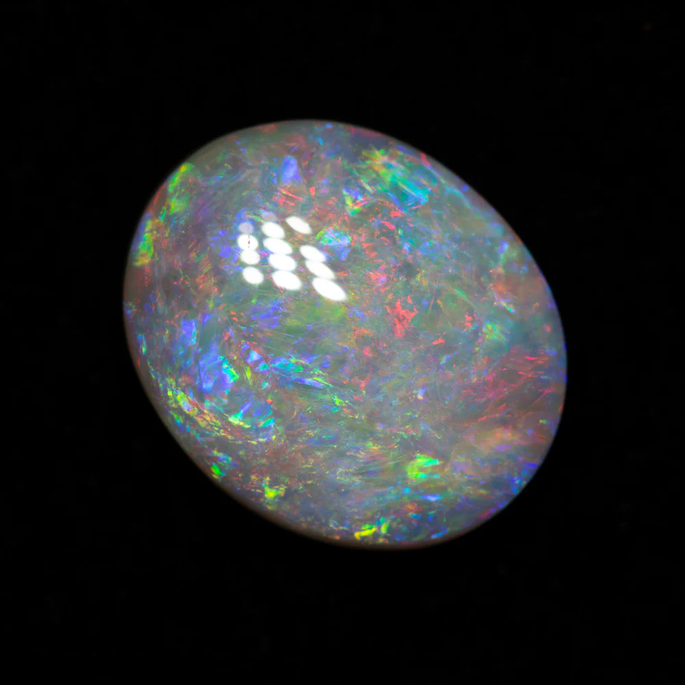 2.68 ct dark opal 12x10x3.8mm - Image 2