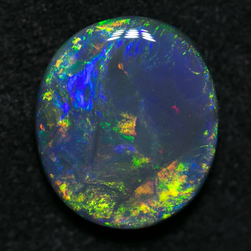 2.69 ct black opal 11x10x3mm - Image 4