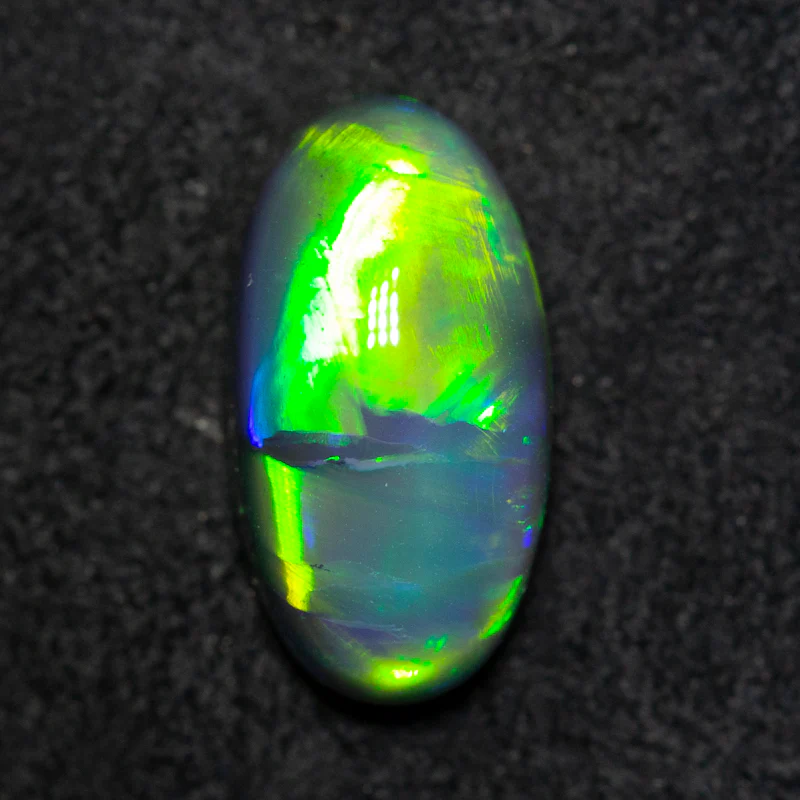 2.69 ct gem black opal 12.7x6.7x4.9mm - Image 4