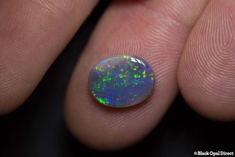 2.69 ct semi black opal 12x9x3mm - Image 3