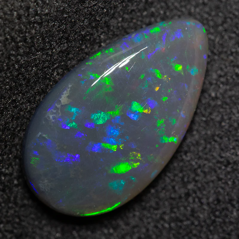 2.70 ct black opal 14.4x8.3x3.7mm - Image 3