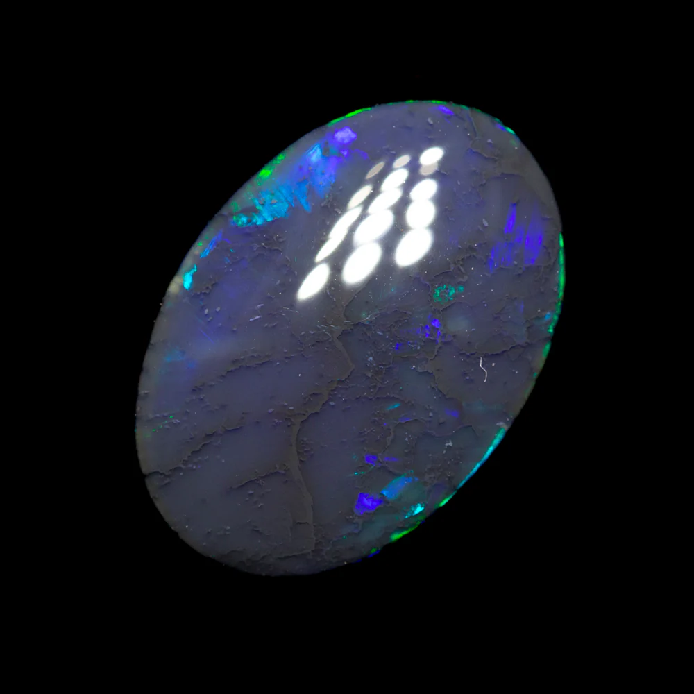 2.72 ct black opal 13.8x9.6x3.1mm - Image 2