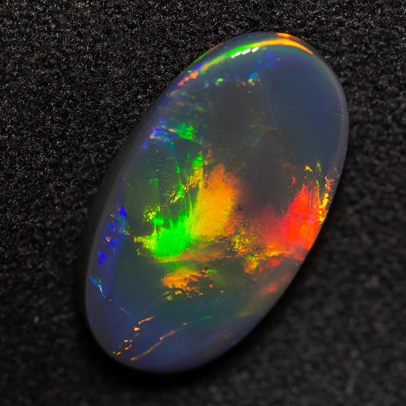 2.74 ct black opal 14.6x8.5x3.3mm - Image 2