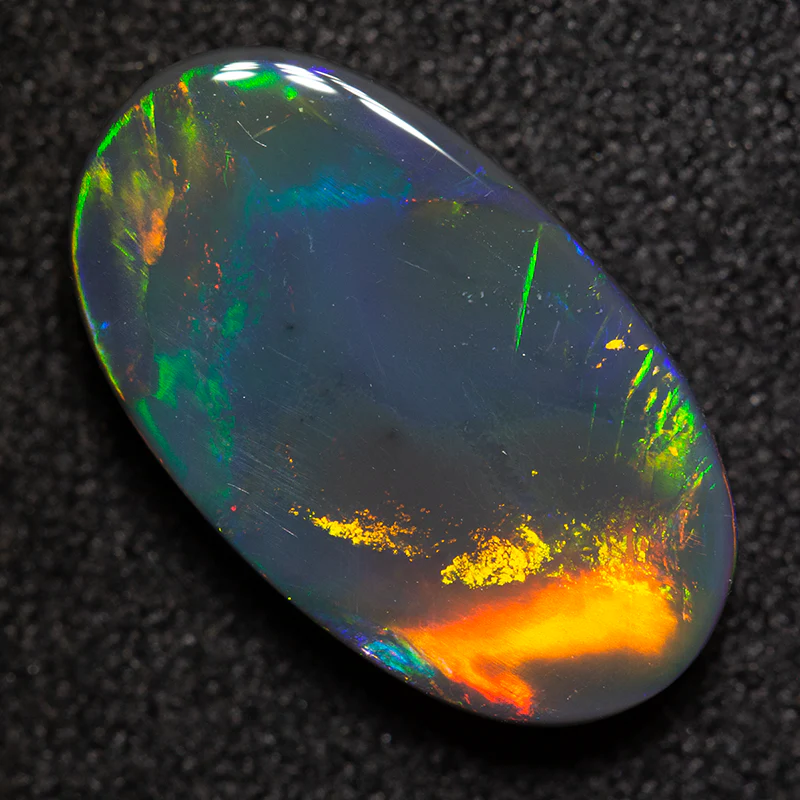 2.74 ct black opal 14.6x8.5x3.3mm - Image 3