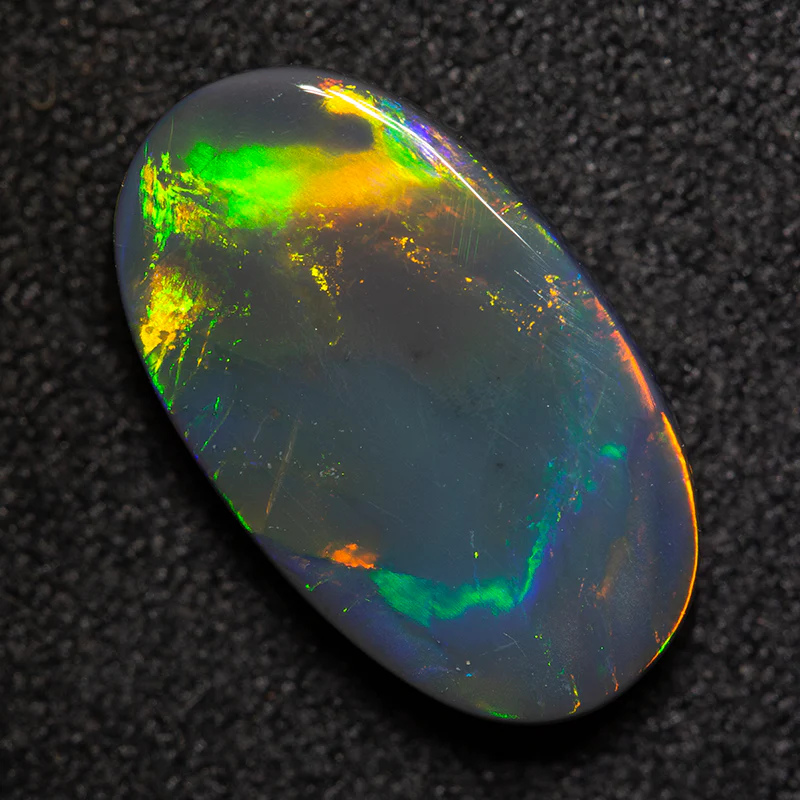 2.74 ct black opal 14.6x8.5x3.3mm - Image 4
