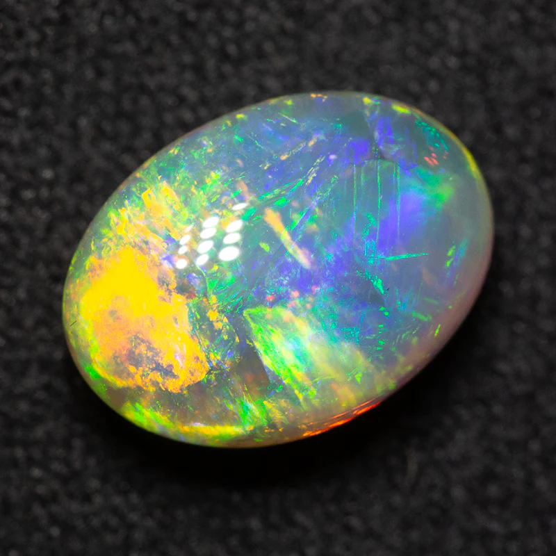 2.74 ct double-sided crystal opal 10.1x7.3x5.9mm - Image 2