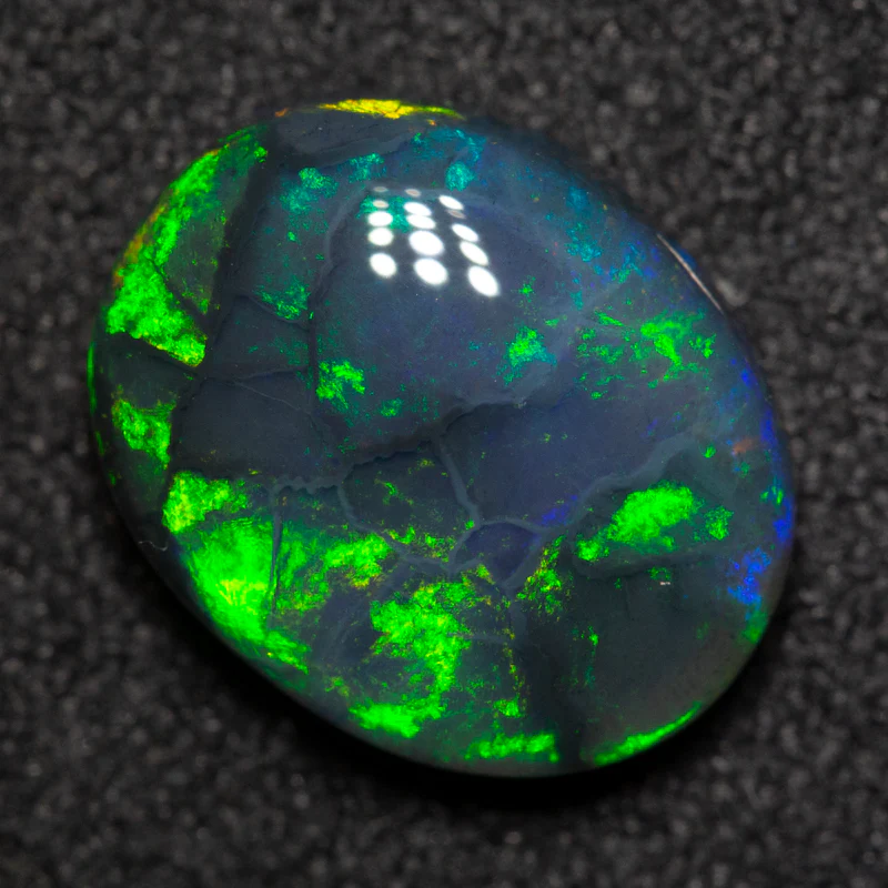 2.75 ct black crystal opal 11x8.7x4mm - Image 3