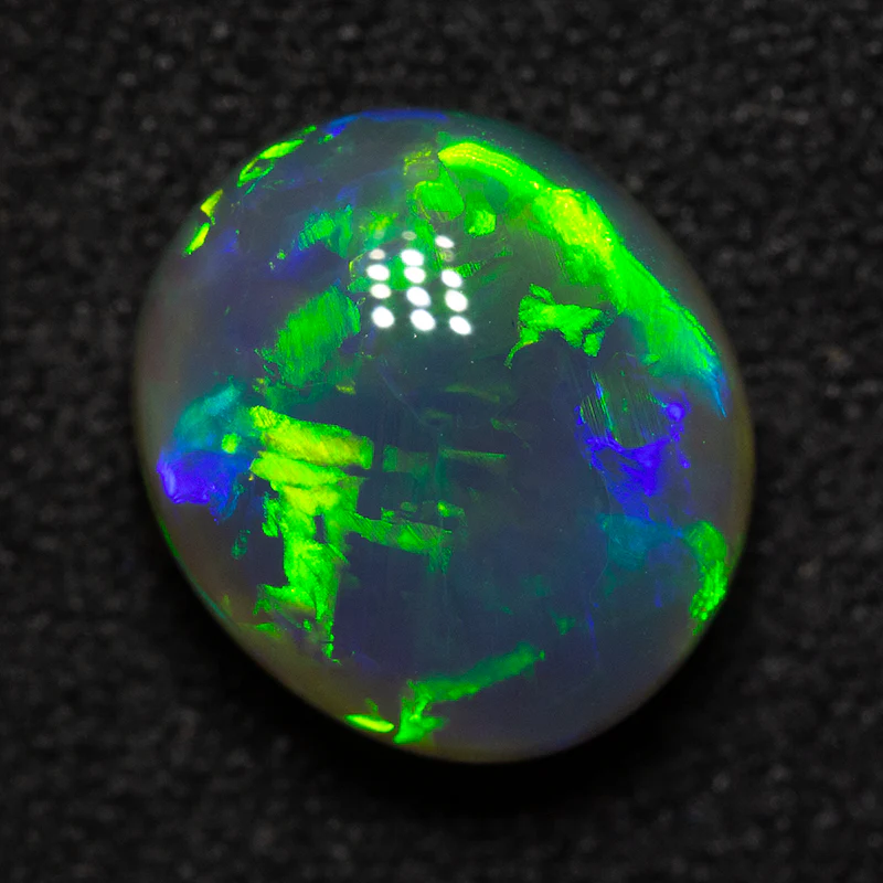 2.76 ct black crystal opal 10x8.8x5.2mm - Image 3