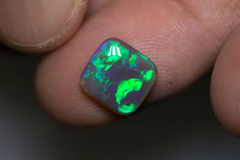 2.77 ct pillow cut black opal 10x10x5mm - Image 4