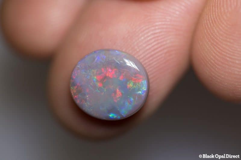 2.78 ct semi black opal 12x11x3mm - Image 3
