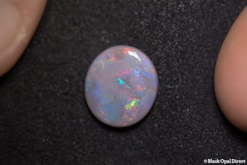 2.78 ct semi black opal 12x11x3mm - Image 4