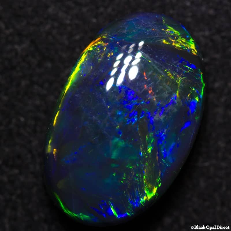 2.79 ct black opal gem 12x7.5x4.5mm - Image 2