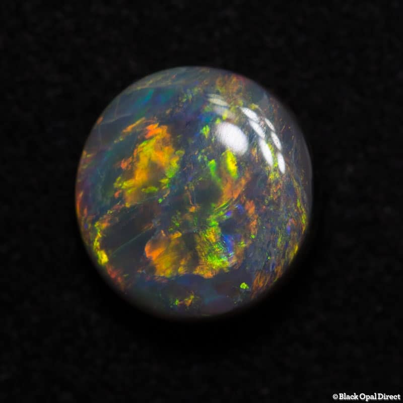 2.79 ct semi black opal 10x9x4.5mm - Image 3
