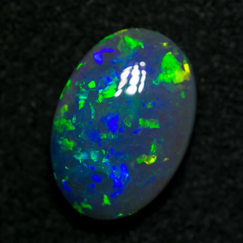 2.80 ct black opal 12x8.5x4mm - Image 2