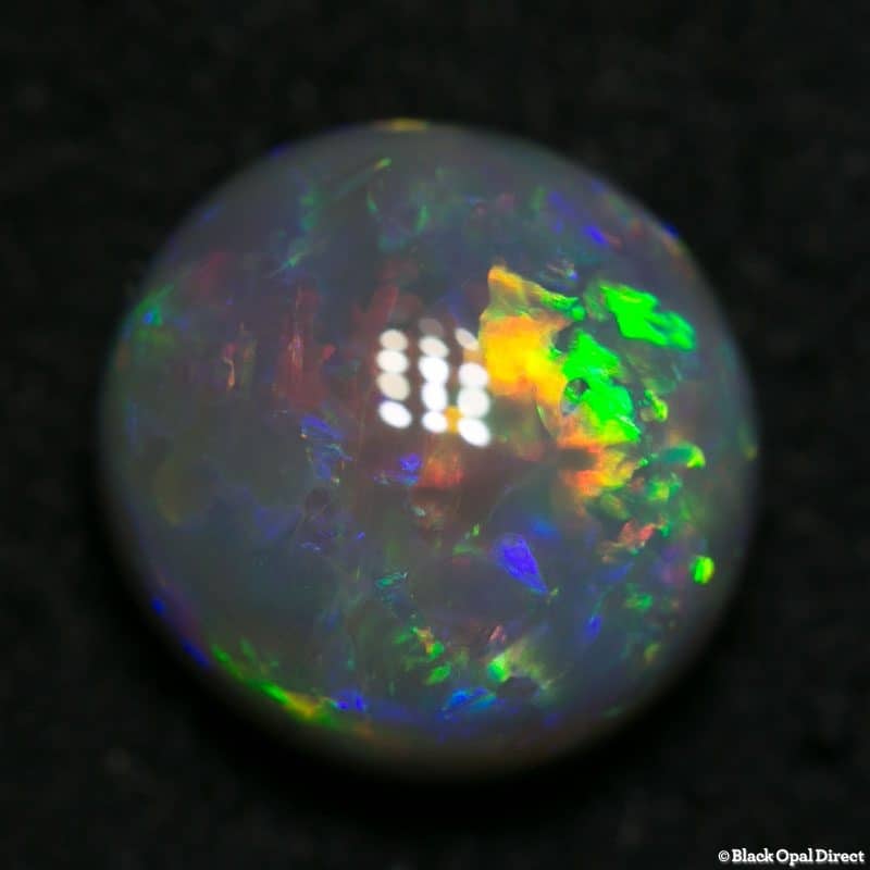 2.80 ct dark opal 9mm round x5mm thick - Image 3