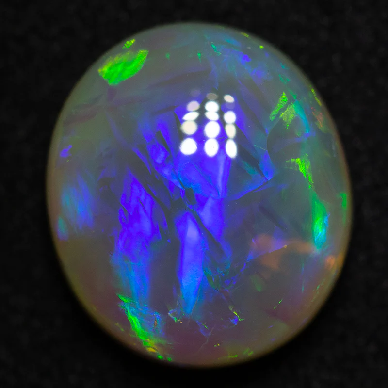 2.80 ct gem crystal opal 10x9x4.5mm - Image 2