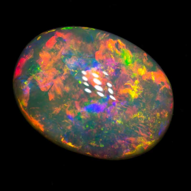 2.82ct gem crystal opal pink 11x8.5x4mm - Image 2