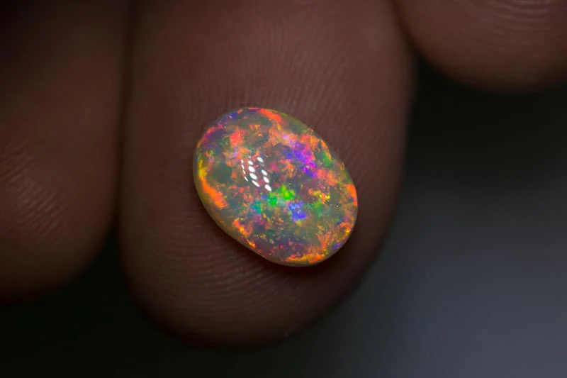 2.82ct gem crystal opal pink 11x8.5x4mm - Image 3