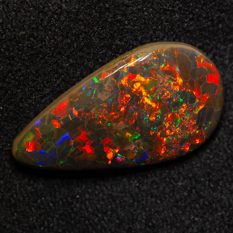 2.83 ct black opal 16.7x8.9x3.5mm - Image 4