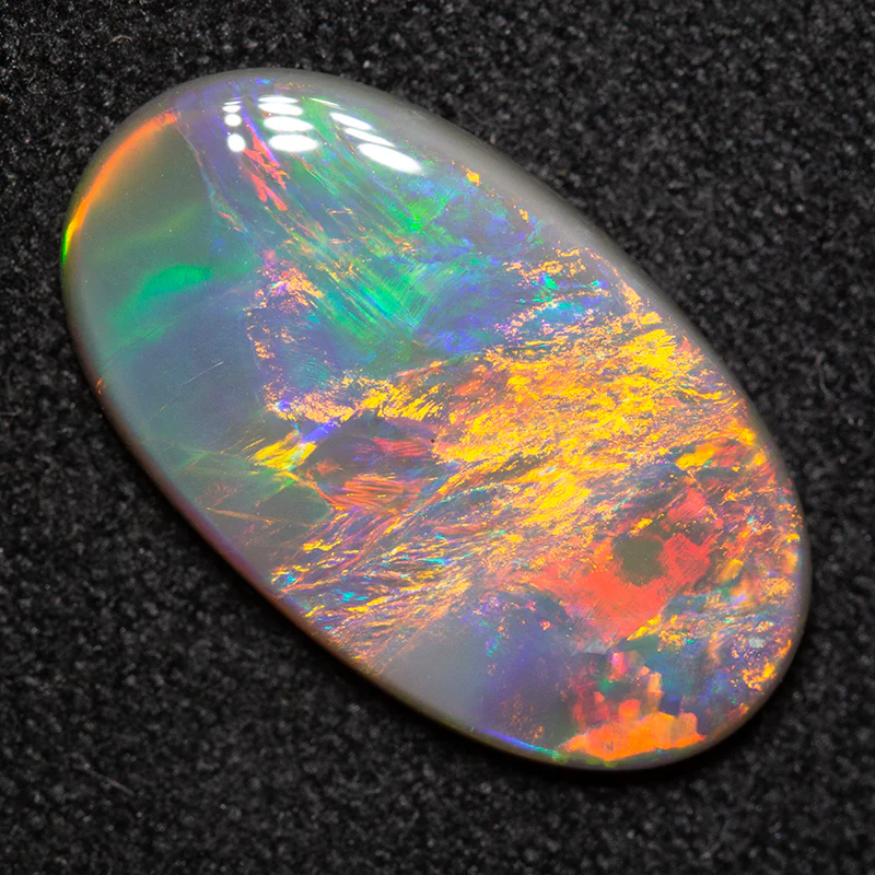 2.83 ct dark opal 16.1x9.2x2.7mm - Image 3