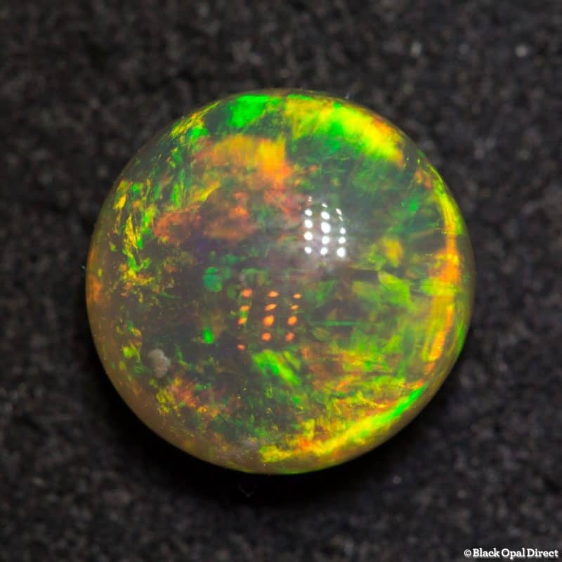 2.83 ct double sided crystal opal 8.5mm round x 6mm thick - Image 2