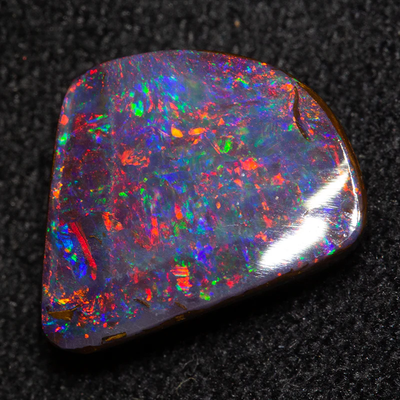 2.84 ct boulder opal 10x10x3.7mm - Image 2