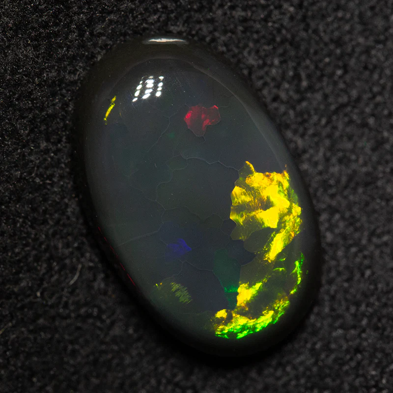2.85 ct black opal 13.1x8.3x4mm - Image 3