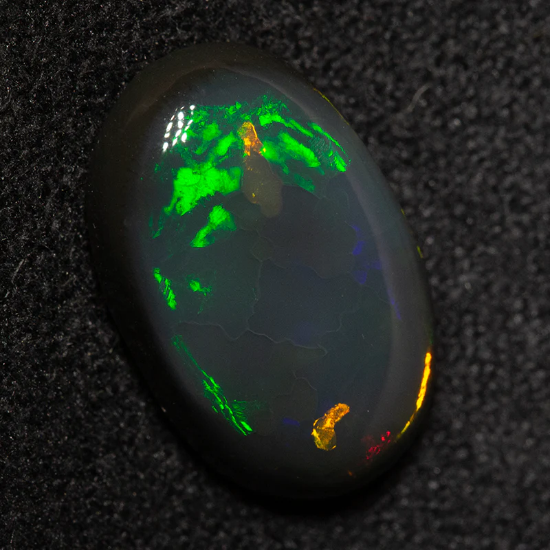 2.85 ct black opal 13.1x8.3x4mm - Image 4