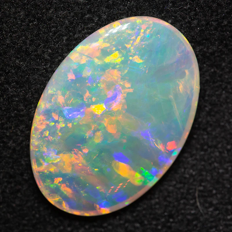 2.86 ct gem crystal opal 14.4x10.2x3.1mm - Image 2