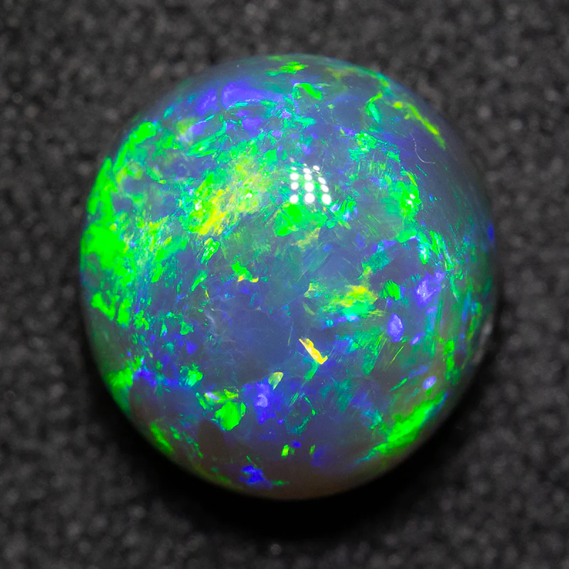 2.87 ct black opal 9x8.6x6.5mm - Image 2