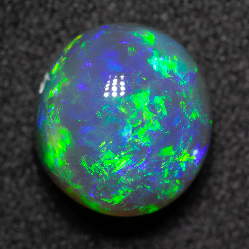 2.87 ct black opal 9x8.6x6.5mm - Image 3