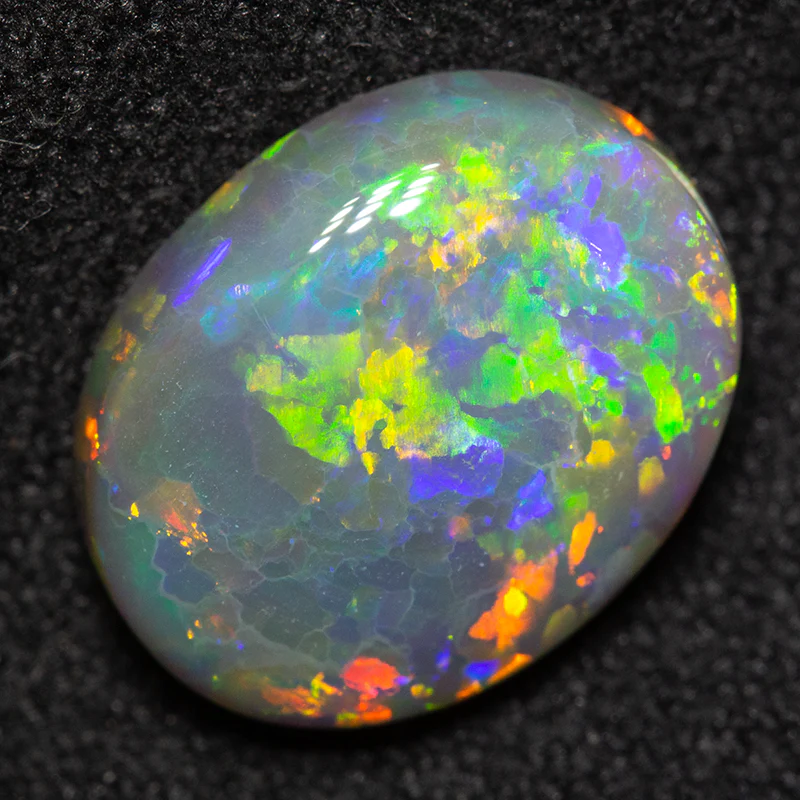 2.87 ct dark opal 11.6x9.2x4.2mm - Image 2