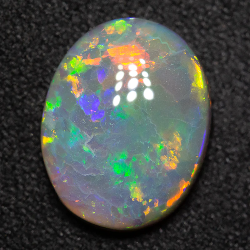 2.87 ct dark opal 11.6x9.2x4.2mm - Image 3