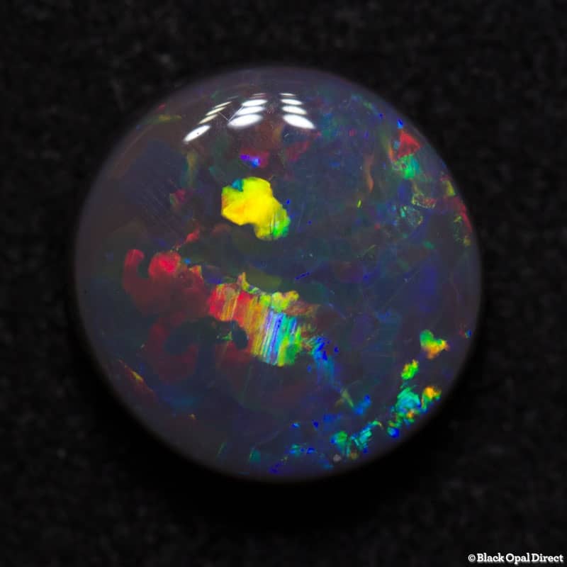 2.88 ct semi black opal 10mm round x4.5mm - Image 2