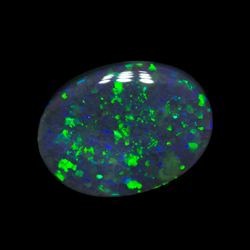 2.89 ct black opal 12.9x9.6x3.3mm - Image 2