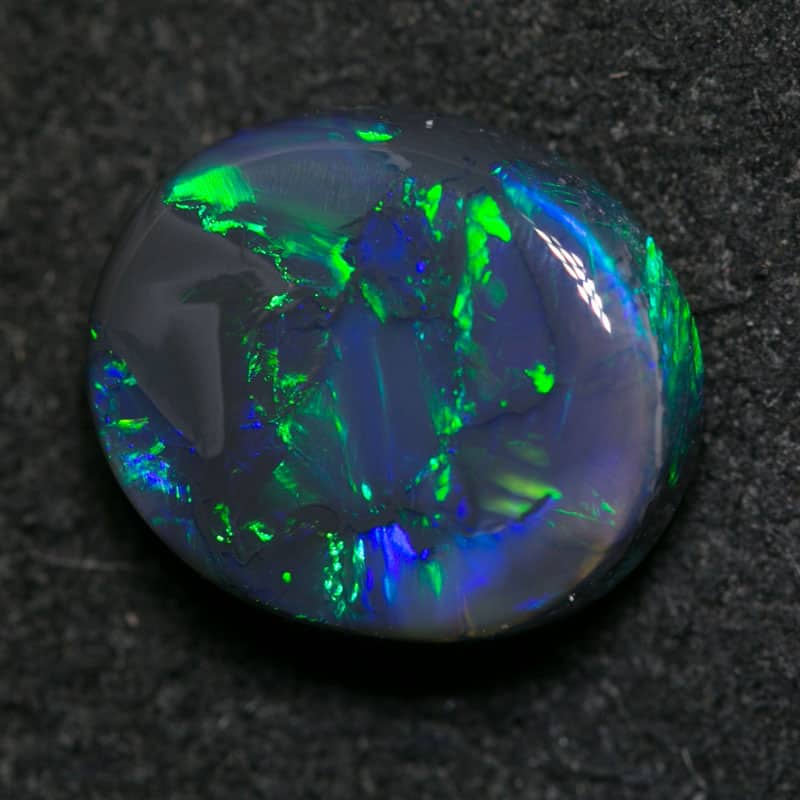 2.90 ct black opal 10x9x4mm - Image 3
