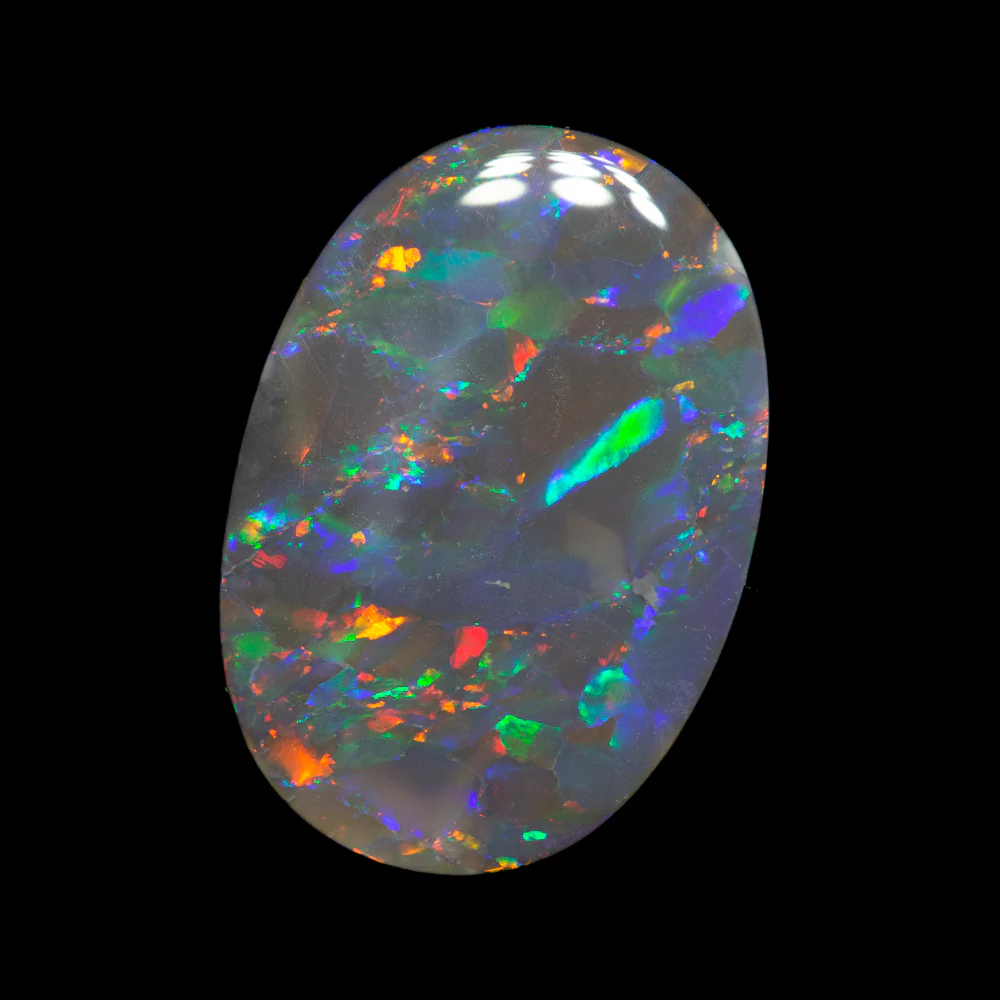 2.90 ct gem black opal 14.3x10x2.8mm - Image 2