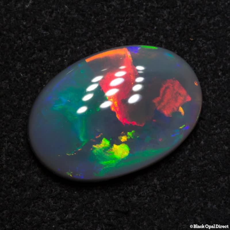 2.90 ct black opal 14x10x3.5mm - Image 2