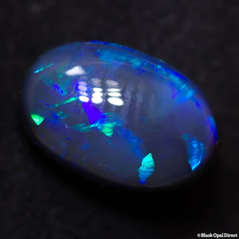 2.91 ct black opal gem 10.7x7x5.5mm - Image 4