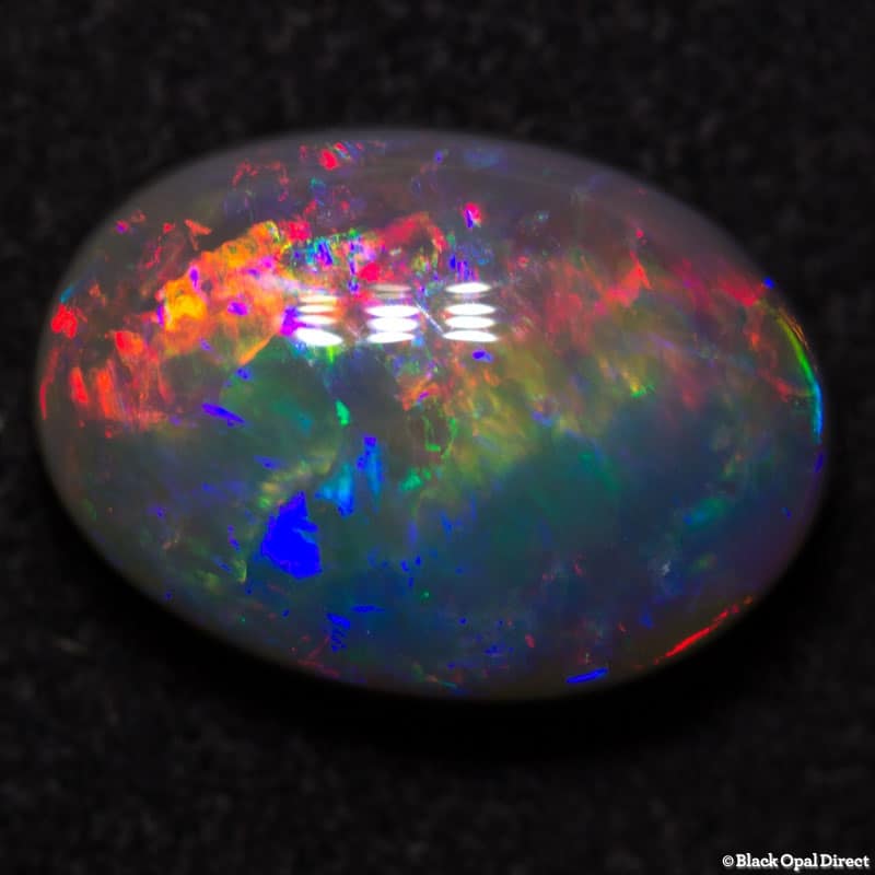 2.91 ct gem black opal 11.5x8x5mm - Image 3