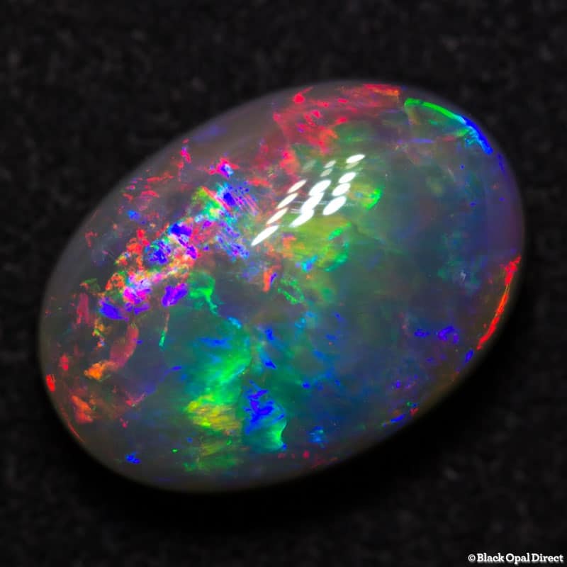 2.91 ct gem black opal 11.5x8x5mm - Image 4